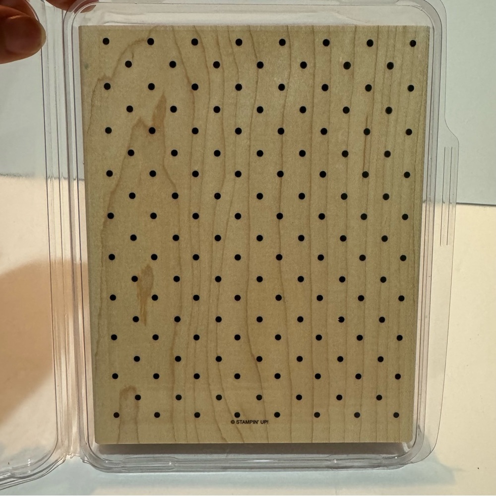 Stampin' Up! Wooden Dot Pattern Stamp